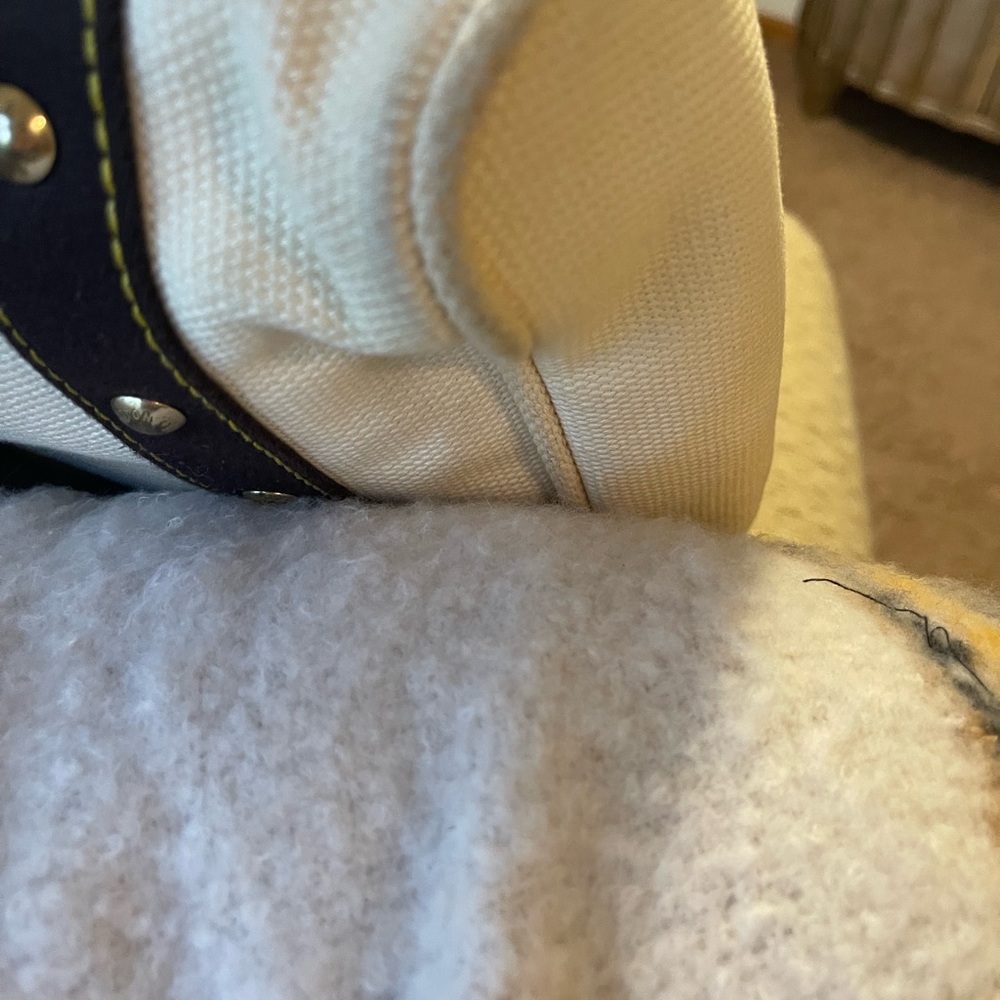 LOUIS VUITTON Cabas MM Tote Shoulder Bag Antigua Canvas Ivory M40036 65JH406 - Picture 16 of 16